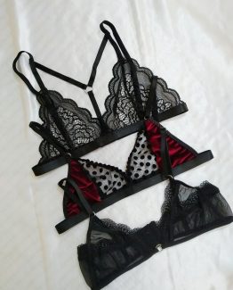 Pack trio bra-dark